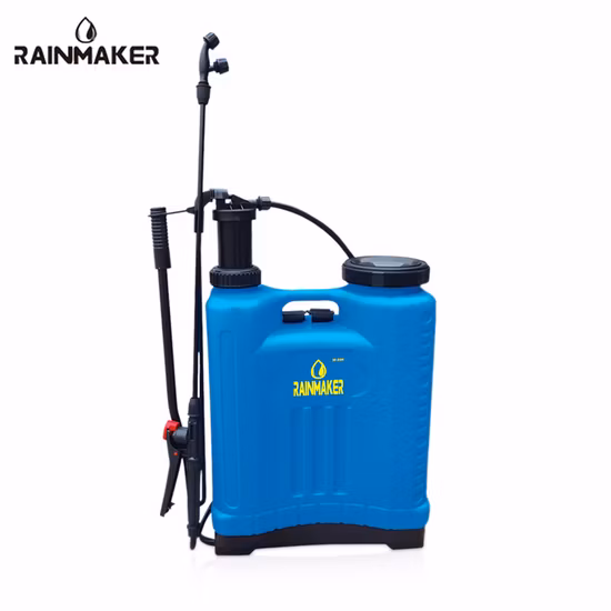 Pulverizador manual de mochila para jardín agrícola Rainmaker