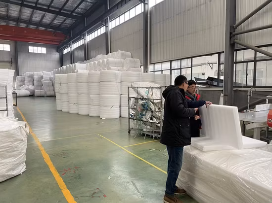 Revestimiento de espuma plástica para prevención de deslizamientos para protección de platos de porcelana