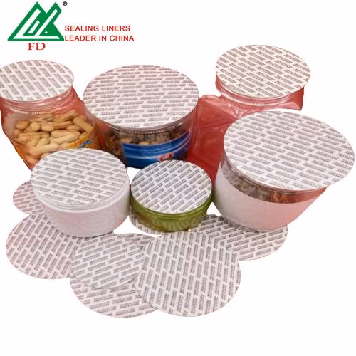 Revestimiento de sellado por inducción de tapa de botella de papel de aluminio de 1,0 mm para alimentos